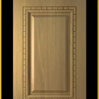 درب کابینت ممبران با CNC طرح‌دار و رنگ پلی اورتان|خدمات پیشه و مهارت|نطنز, |دیوار
