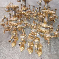 فروش و خریدار.همه نوع لوستر ابکاری طلایی