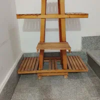 پایه گل چوبی سالم