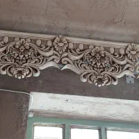 کتیبه استخوانی رنگ ۴متری|پرده، رانر، رومیزی|الشتر, |دیوار