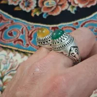 انگشتر نقره|کلکسیون اشیاء عتیقه|اصفهان, زهران|دیوار