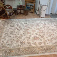 فرش ۹متری تمام ابریشم قیطران