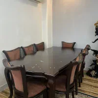 میز ناهار خوری چوبی هشت نفره