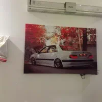 تابلو چراغ دار|تابلو، نقاشی، عکس|قم, نیروگاه|دیوار