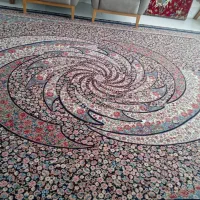 دو تخته فرش نقش کهکشان کاملا سالم