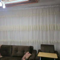 دو عدد پرده گلدوزی ترک