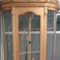 قفس پرنده بزرگ تزئینی کنارسالنی طوطی عروس هلندی|لوازم جانبی حیوانات|اصفهان, عمان سامانی|دیوار