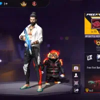 اکانت فری فایر لول ۵۵ قدیمی