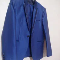 کت شلوار مردانه رنگ آبی کاربونی|لباس|قزوین, |دیوار