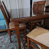میز غذا خوری ۶ نفره چوب نراد