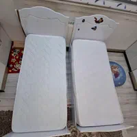 ۲ عدد تختخواب تک نفره همراه تشک|تخت و سرویس خواب|سلماس, |دیوار