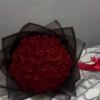 گل روبانی رز روبانی|گل مصنوعی|قیدار, |دیوار