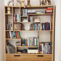 کتابخانه|کتابخانه، شلف، قفسههای دیواری|قم, عمار یاسر|دیوار