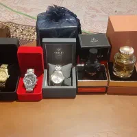 ساعت مچی و ادکلن