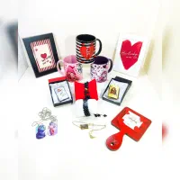 باکس ولنتاین با چاپ عکس روی ماگ و فندک