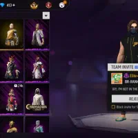 اکانت فری فایر لول ۵۸