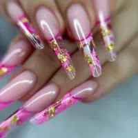 کاشت و ترمیم ناخن ، رنگ و لاین کراتین مژه فیبروز