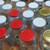 شیشه رب تمیز و سالم