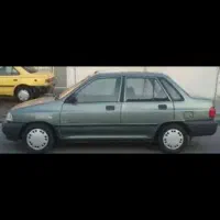 پراید مدل ۸۴ سبز زیتونی