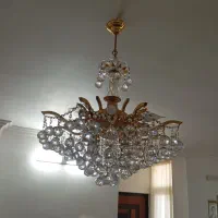 لوستر کاملاً سالم و تمیز بدون هیچ مشکلی|لوستر و چراغ آویز|سرخه, |دیوار