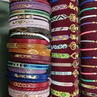دستبند چرم زنانه و مردانه پلاک طلا|جواهرات|شیراز, بازار|دیوار