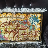 تابلوفرش دستبافت گل ابریشم