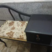 میز تلفن کشو دار قفل دار