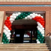 بادکنک آرایی یسرا گل آرایی طاق افتتاحیه حرفه ای