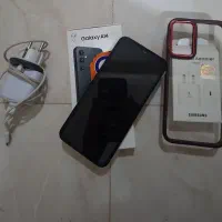 گوشی a14 حافظه داخلی ۶۴ گیک رم ۴ و لوازم جانبی