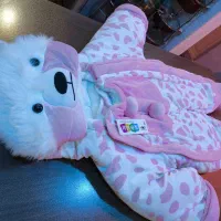 کاپشن سرهمی‌ خزدار نوزادی خرسی از 4 ماهه تا یکسال