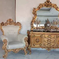 فروش یک دست مبل ۹نفره به همراه میز ناهارخوری و