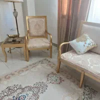 مبل و میز ناهاری خوری  کلاسیک درحد نو