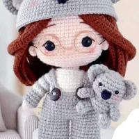 عروسک بافتنی دخترانه و پسرانه