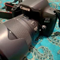 دوربین کنون 850D با لنز 18-135- سالم و کامل|دوربین عکاسی و فیلم‌برداری|شیراز, شهرک رضوان|دیوار