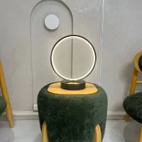 آباژور دایره ای مدرن سه حالته با ریموت|چراغ خواب و آباژور|بروجرد, |دیوار