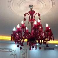 لوستر باکارات قرمز