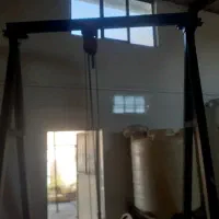 سازه چرثقیل خم دستی پمپ باد