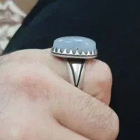 انگشترعقیق کبود یمنی طرحدار وزیبا فقط گرمی ۹۰ تومن|بدلیجات|مشهد, هدایت|دیوار
