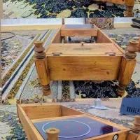 ساخت  وساز منقل چوبی تراثی اصلی