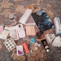 وسایل کامل کاشت ناخن پودر و ژل|آرایشی، بهداشتی، درمانی|کرمانشاه, |دیوار