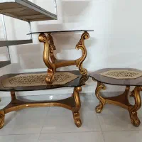 میز عسلی طلایی