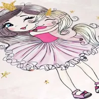 فرش و لوستر و پرده سِت مناسب اتاق دختر