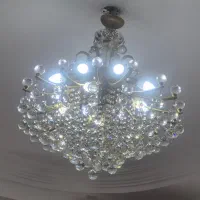 لوستر کریستال پذیرایی و آشپزخانه
