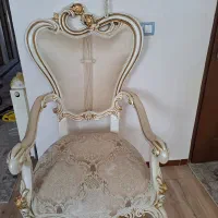 مبل سلطنتی ۷ نفری و میز غذا خوری ست مبل|مبلمان خانگی و میز عسلی|اردبیل, |دیوار