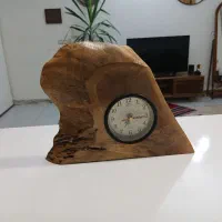 ساعت رومیزی چوبی