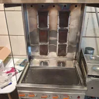 دستگاه کباب ترکی‌ ۶شعله و دو‌سیخه