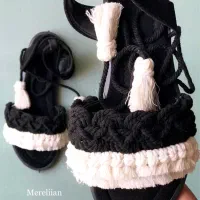 صندل مکرومه|کیف، کفش، کمربند|رفسنجان, |دیوار