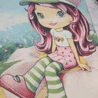 فروش فرش دخترانه توت فرنگی کوچولو|فرش|جم, |دیوار