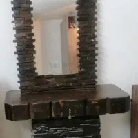 اینه قدی چوبی با پایه (سنتی)|آینه|اصفهان, سپاهانشهر|دیوار