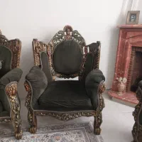 مبلمان سلطنتی 9 نفره سلطنتی قیمت استثنایی|مبلمان خانگی و میز عسلی|ری, دولت‌آباد|دیوار